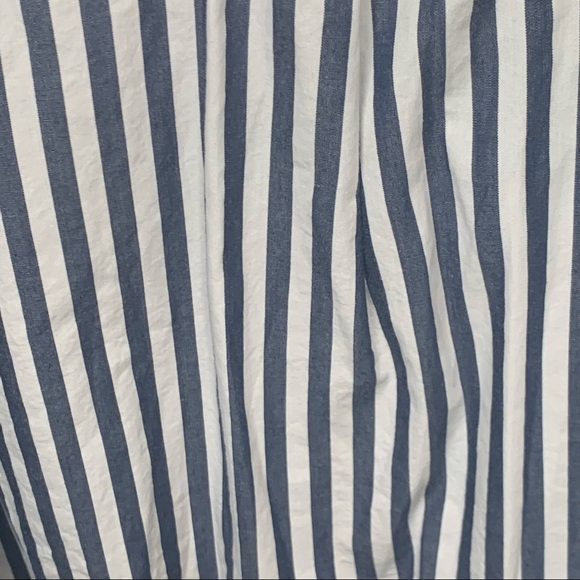 NWT STAFFORD PREP 2 Button Blazer 100% Cotton Navy Blue White Striped Lining - Picture 12 of 16